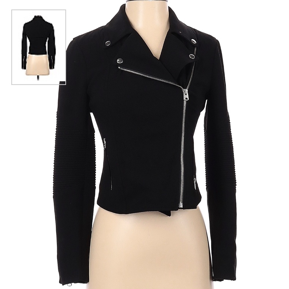 Wilfred Moto Jacket -Black - Size 0